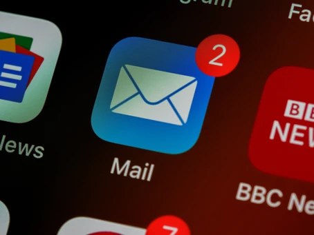 icone de mail sur un iphone